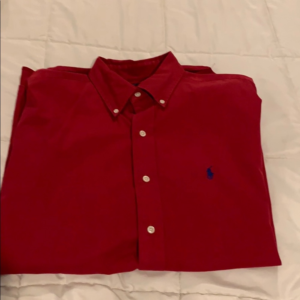 Hot Looking Red Ralph Lauren shirt